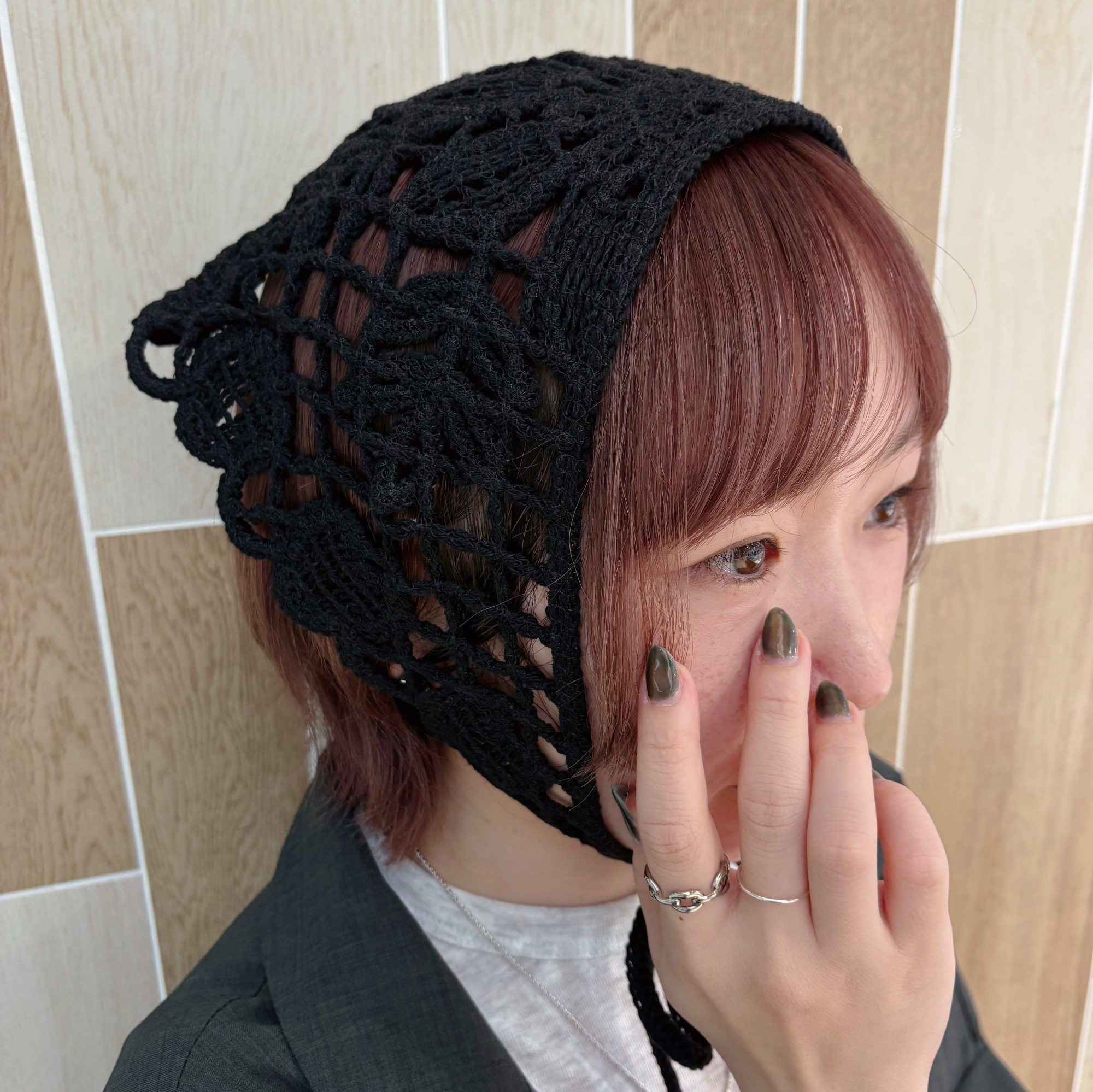 クロシェ編みバブーシュカ