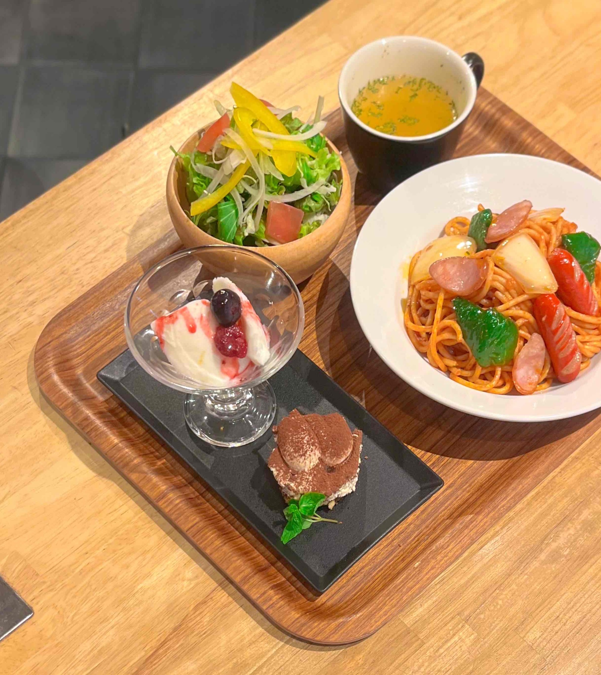 選べるスパゲティのスイーツセット