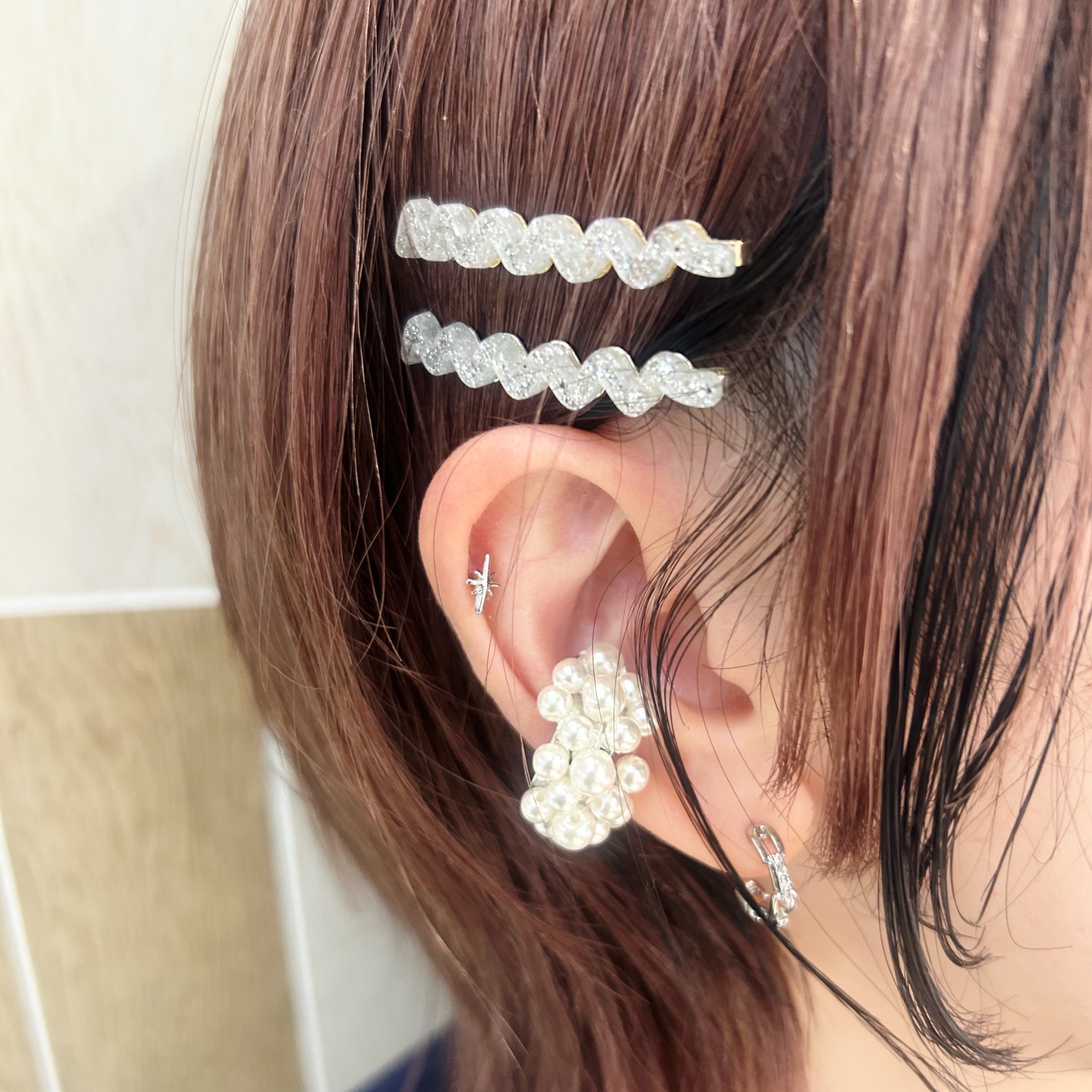 パールイヤーカフ