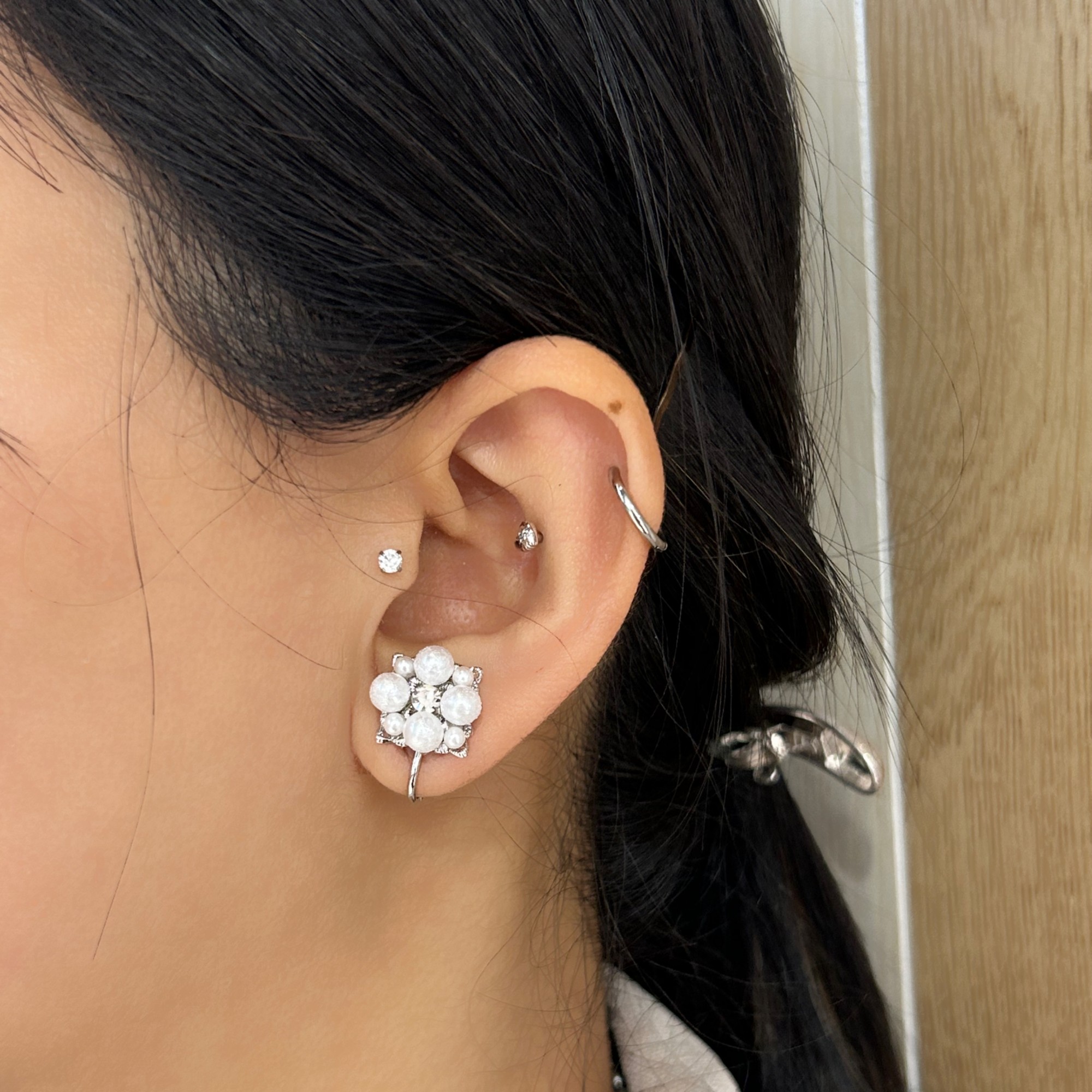 サンドパールイヤリング