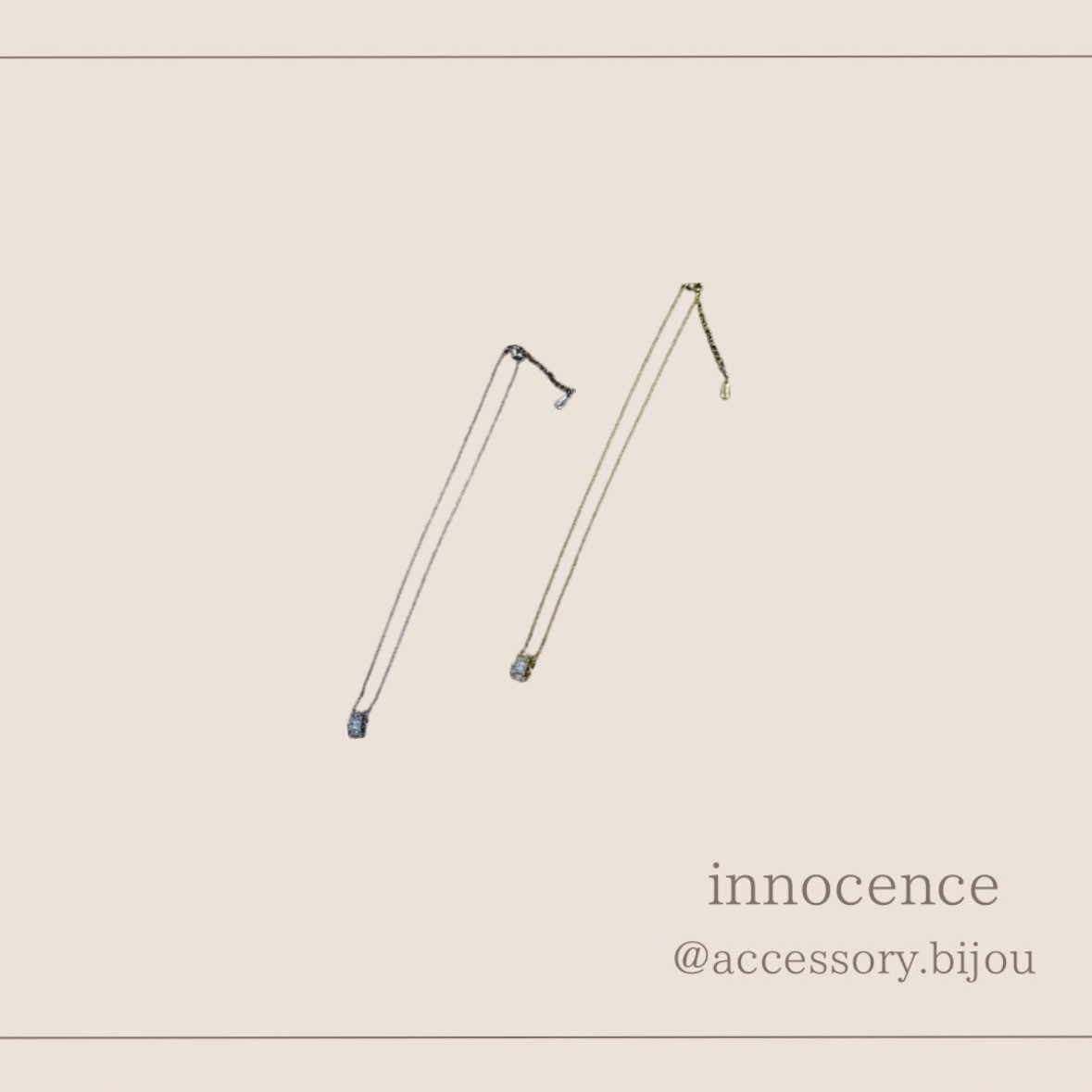 ビジュープチネックレス