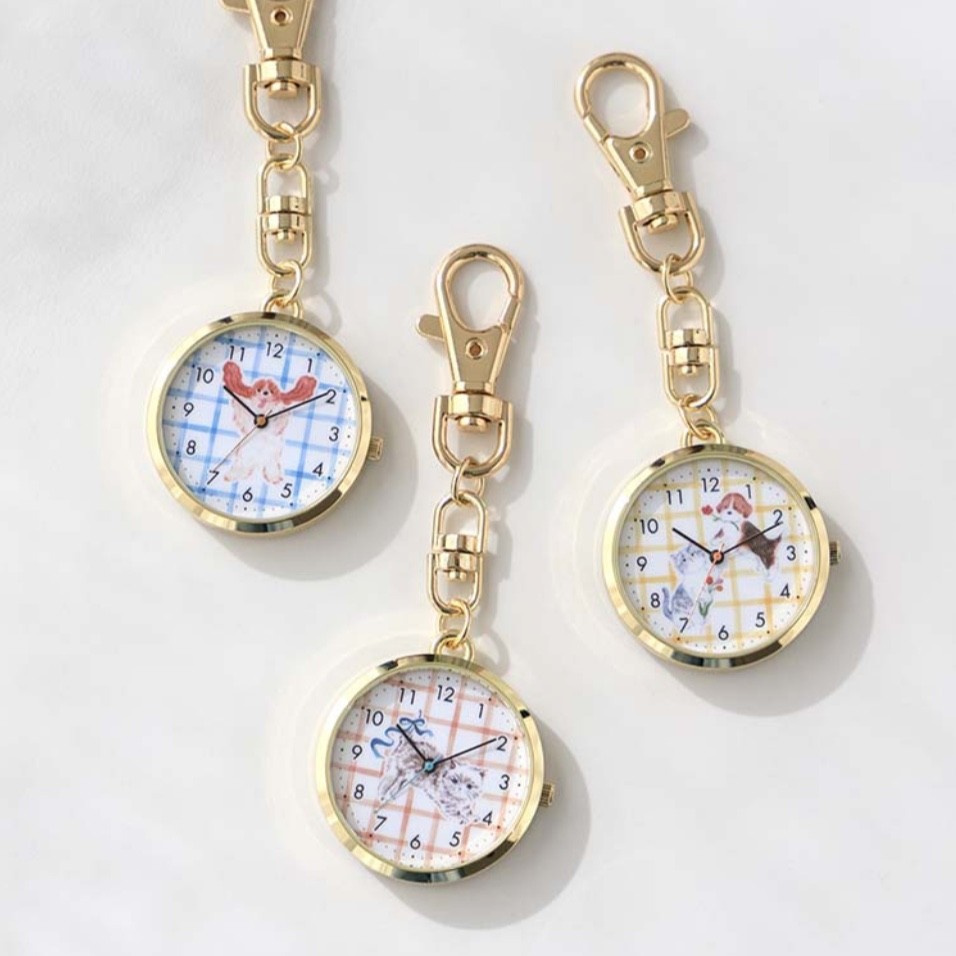 利光春華キーホルダーウォッチ