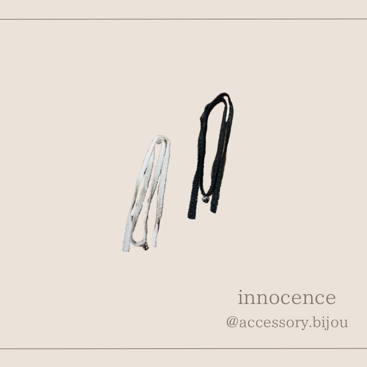 ツイードネックレス