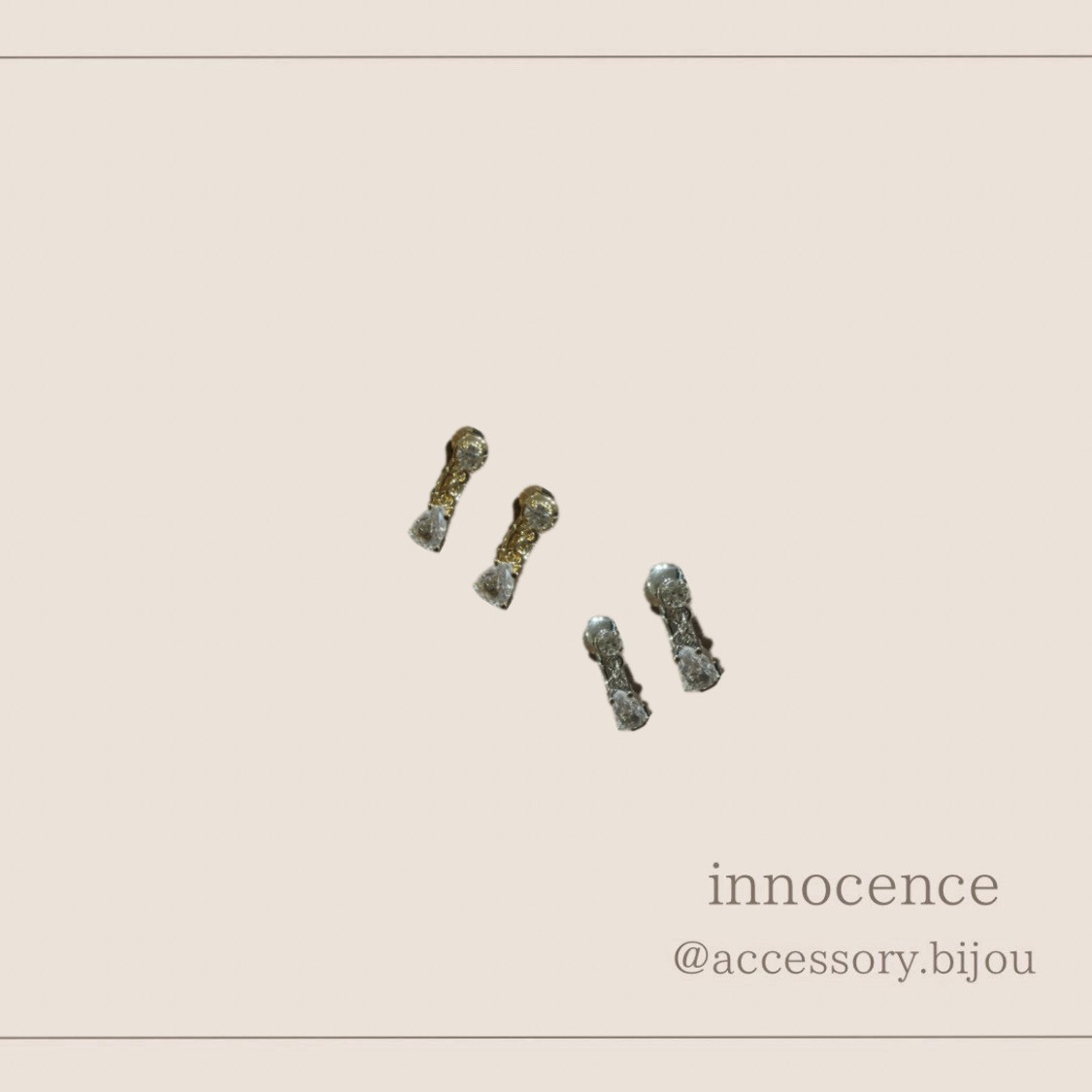 キュービックジルコニアイヤリング