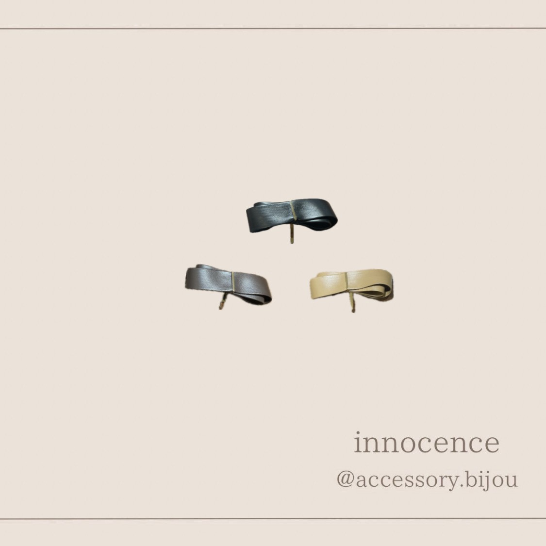 フェイクレザーポニーピン