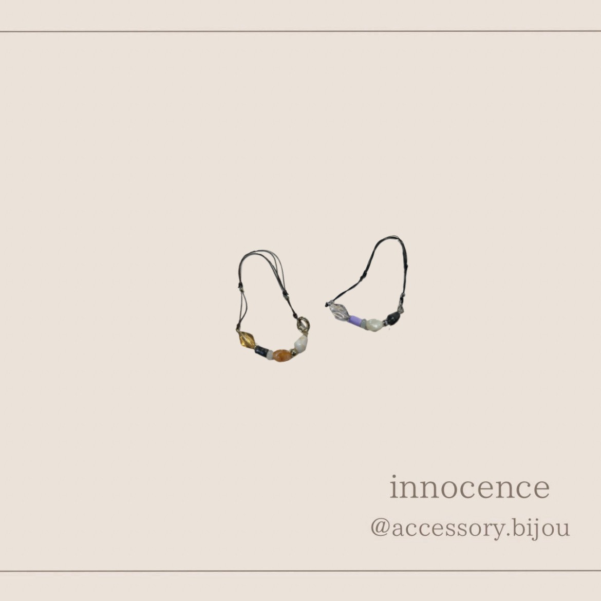 アクリルネックレス