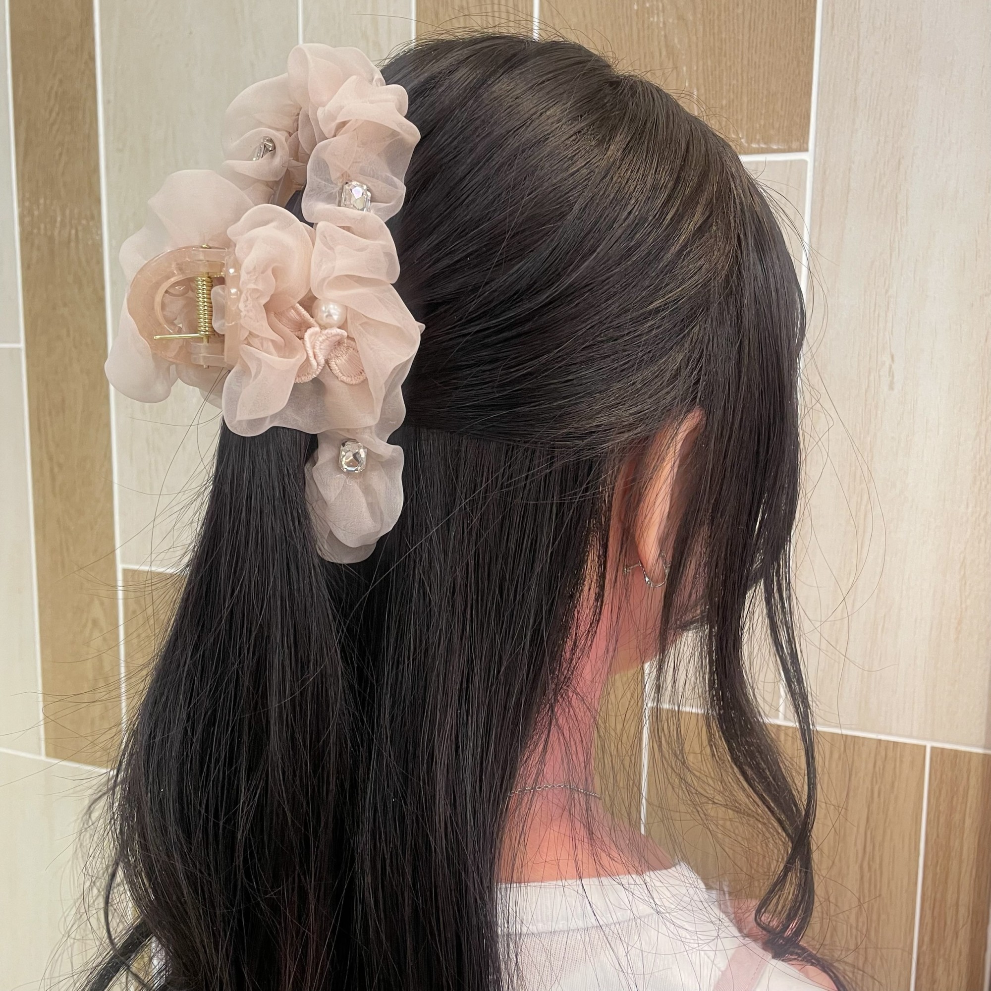 シフォンフリルバンス