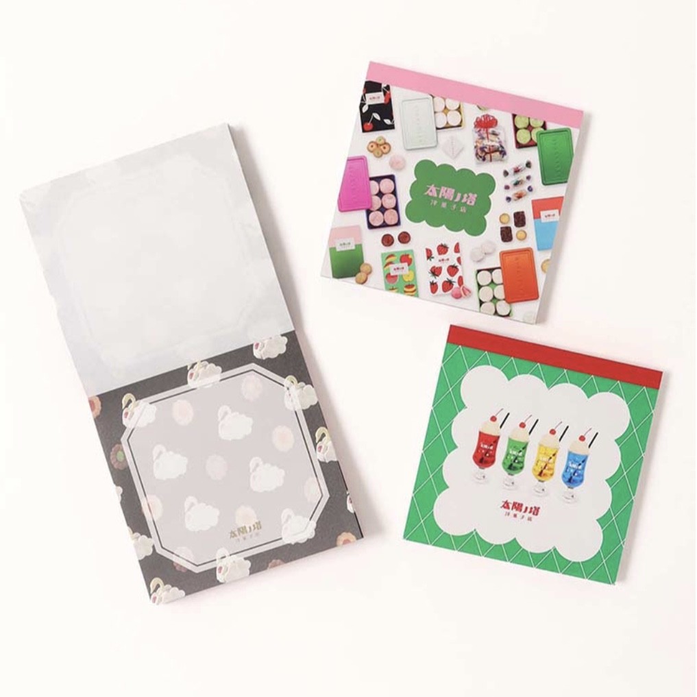 太陽ノ塔洋菓子店スクエアメモパッド