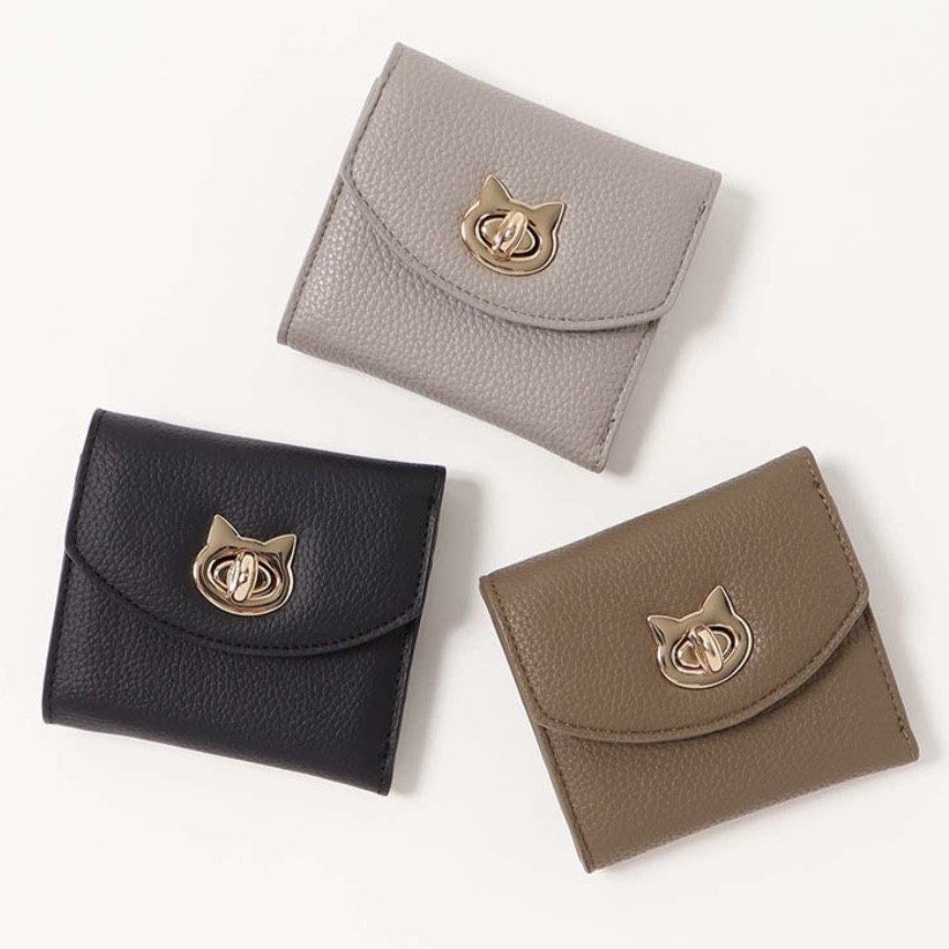 catツイストロックミニウォレット