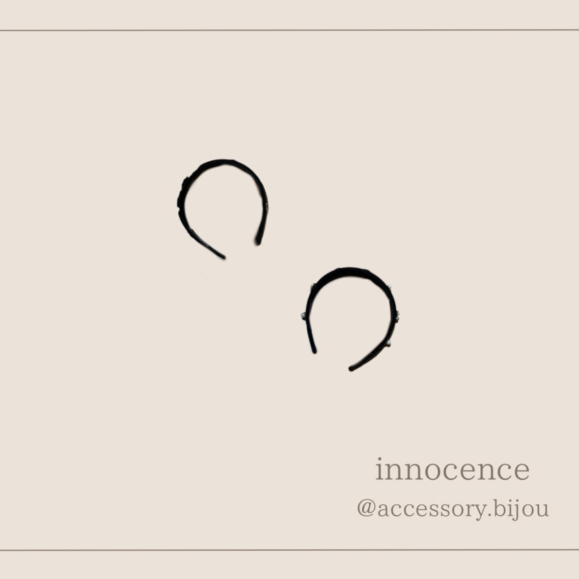 ビジューカチューシャ