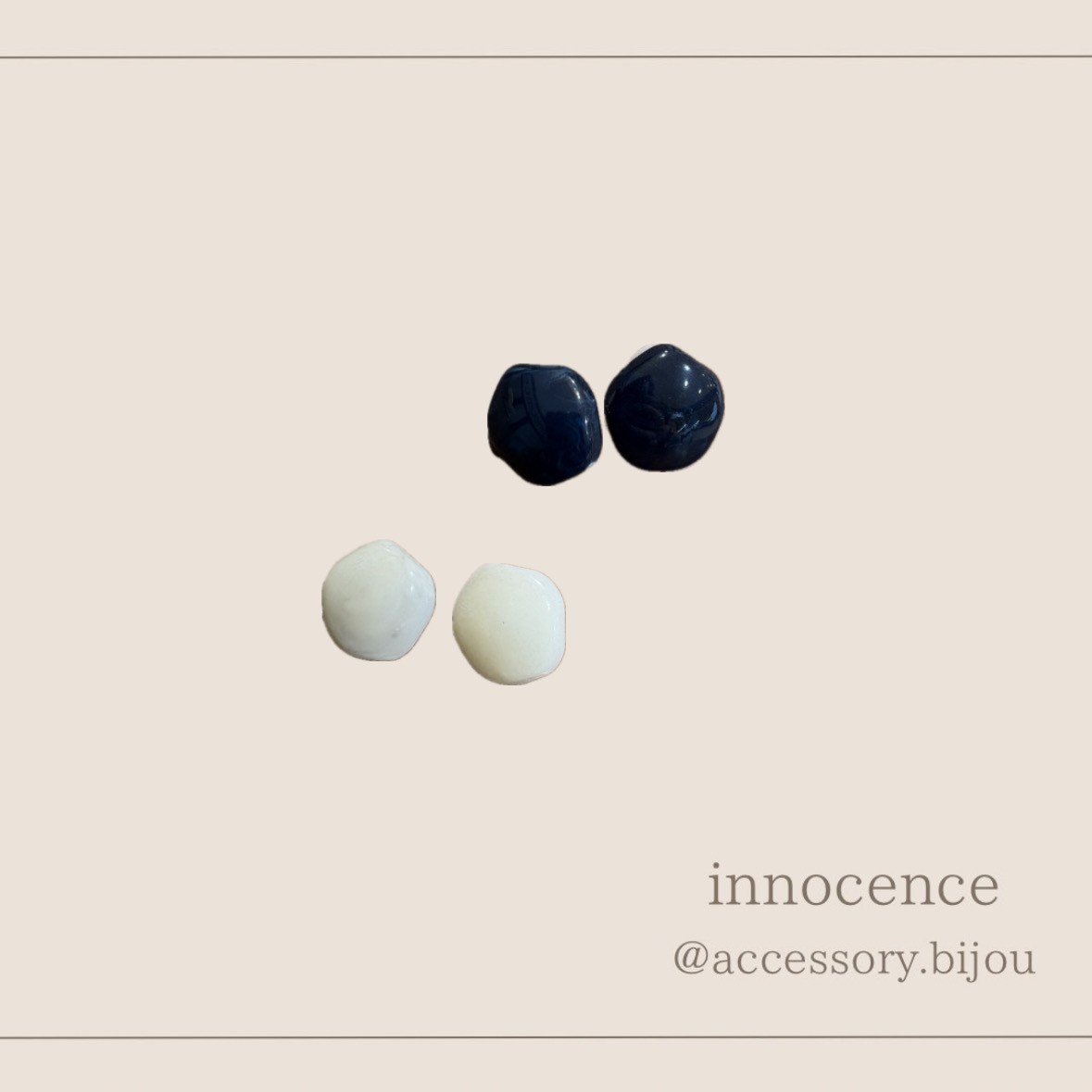 アクリルイヤリング