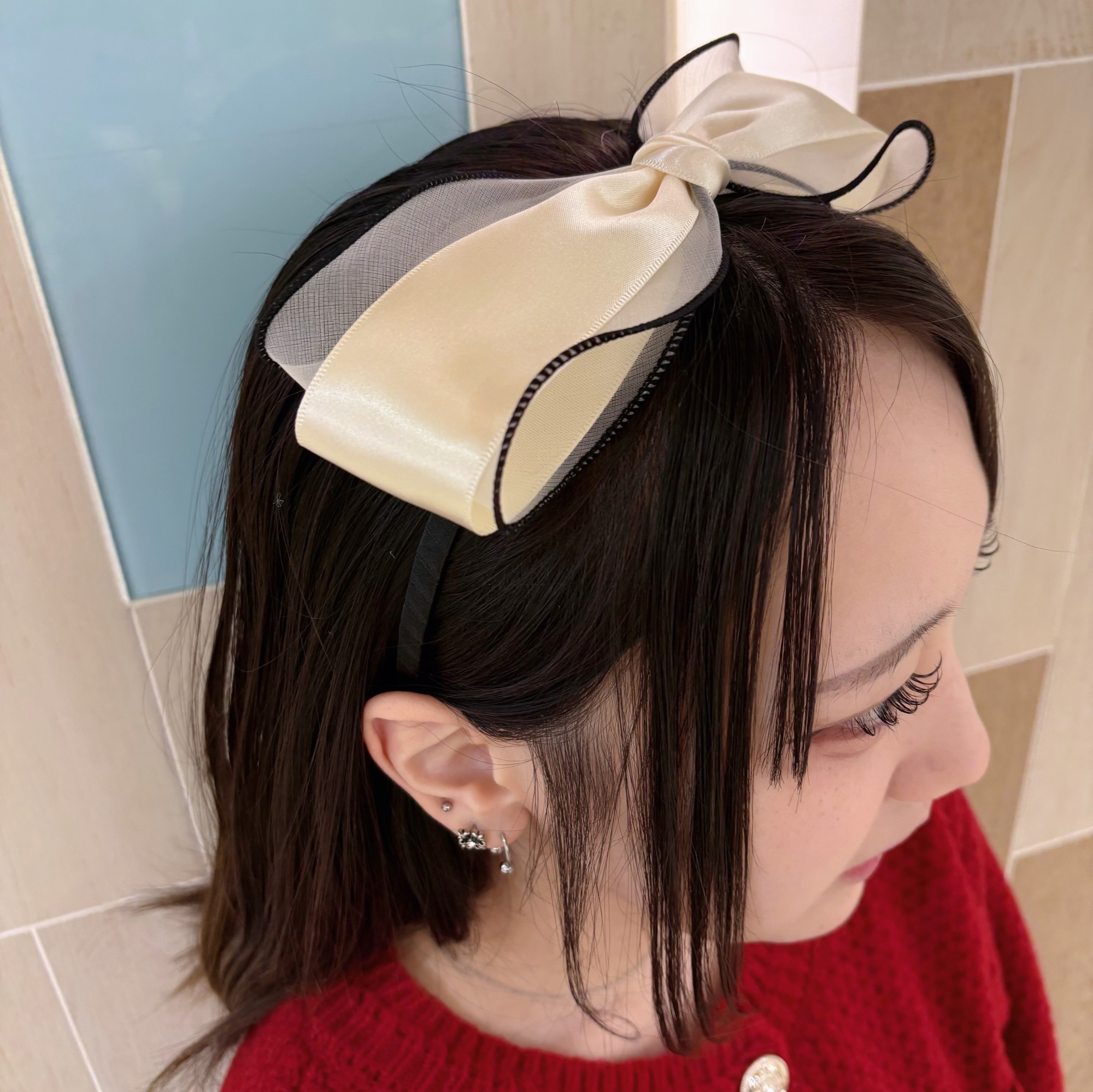 リボンカチューシャ