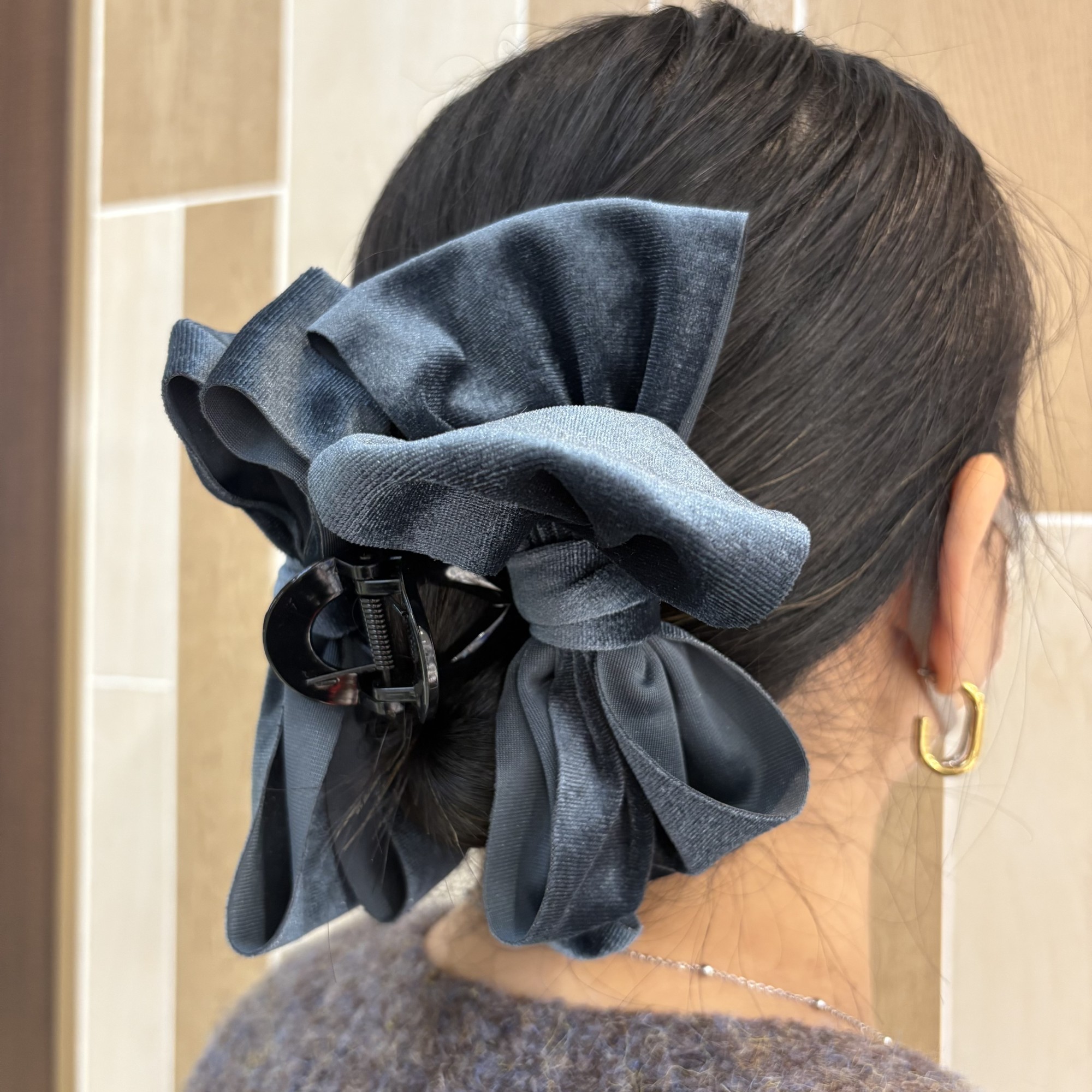 ベロアリボンバンス