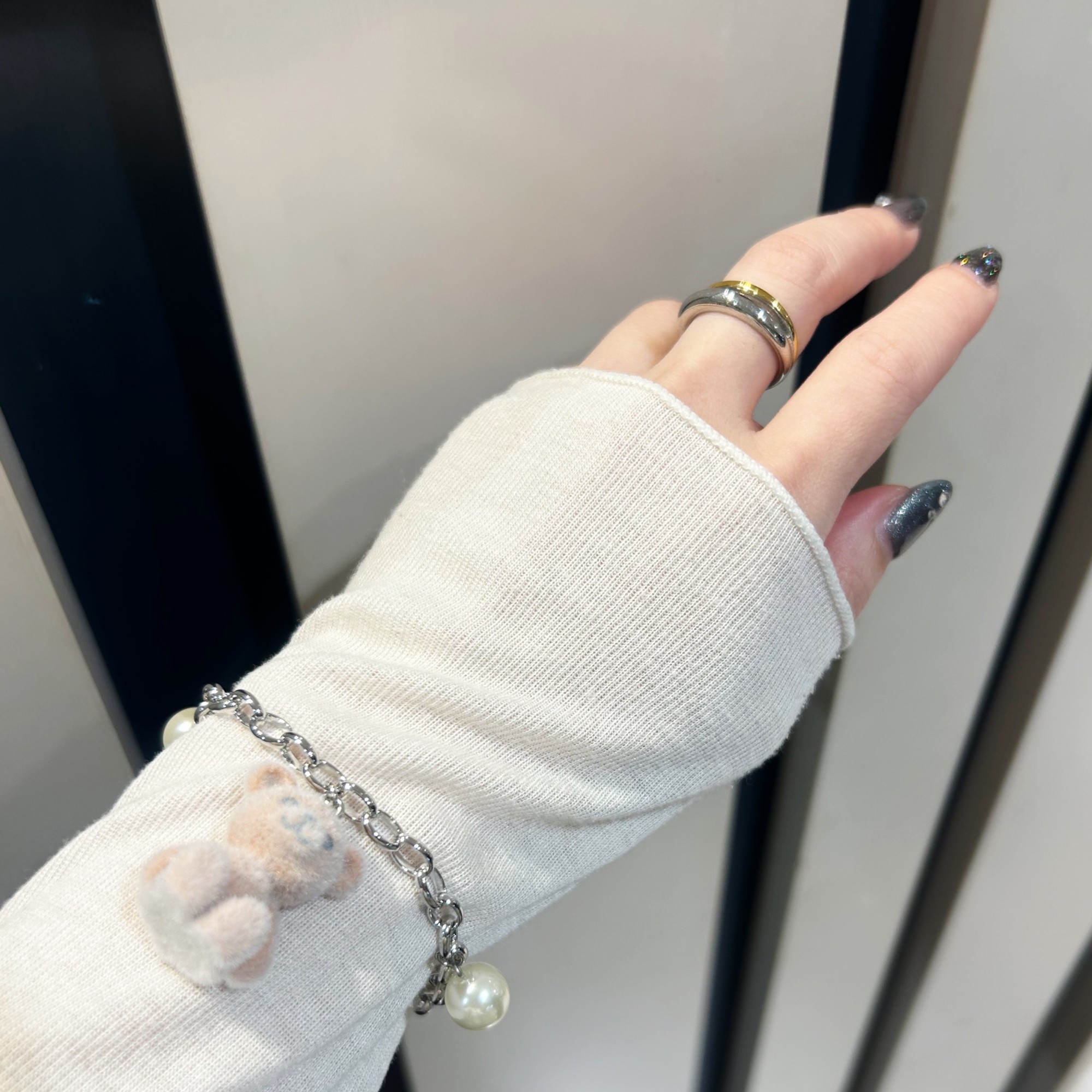 フロッキーくまブレスレット