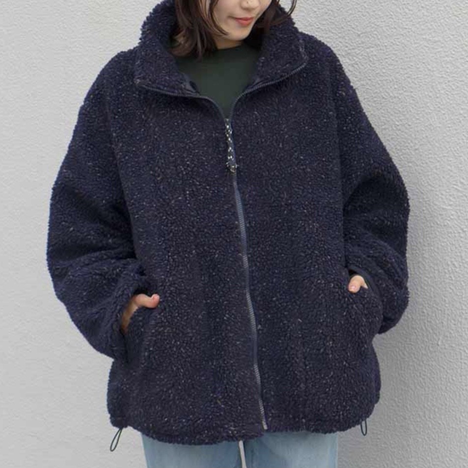 ネップボアビッグブルゾン