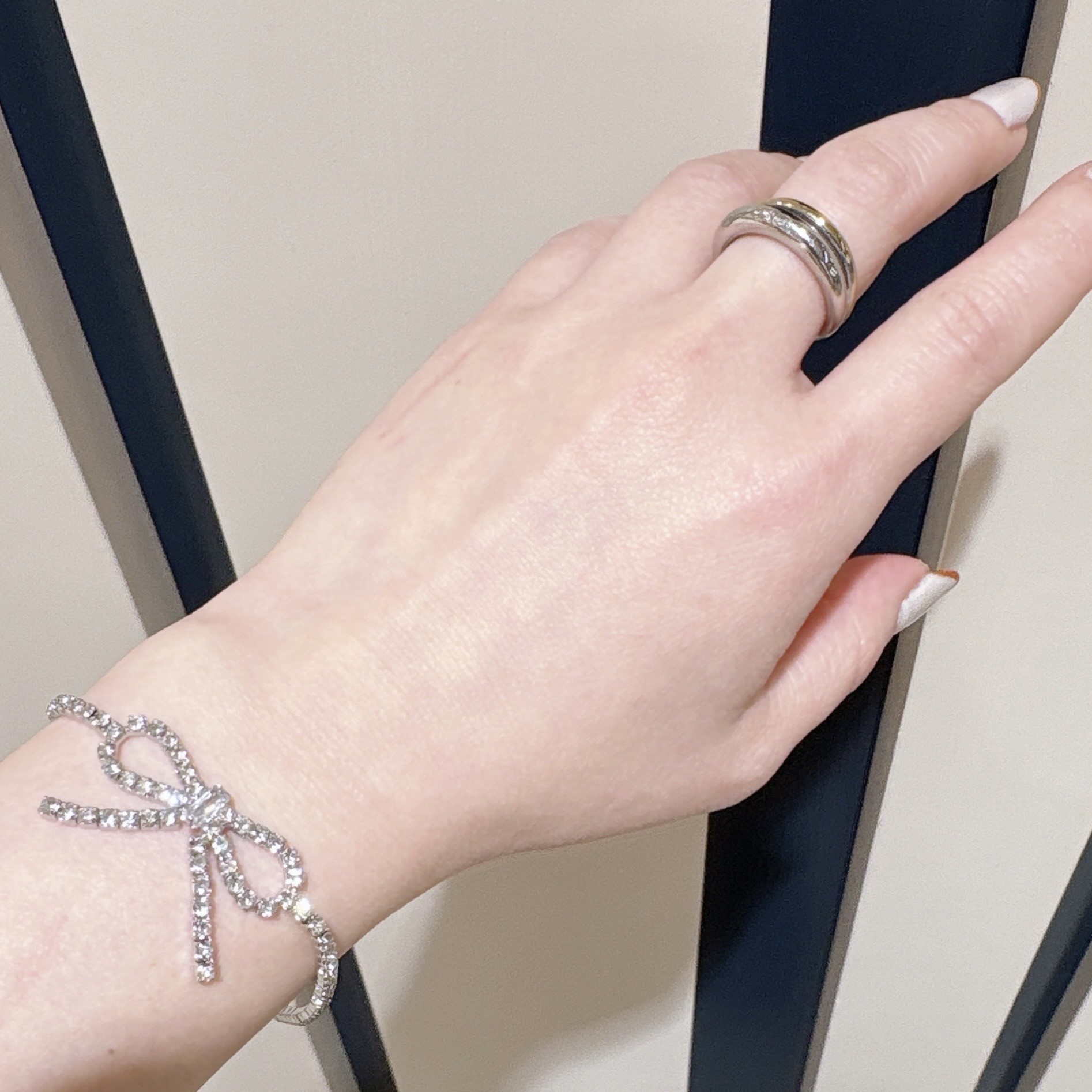 リボンブレスレット