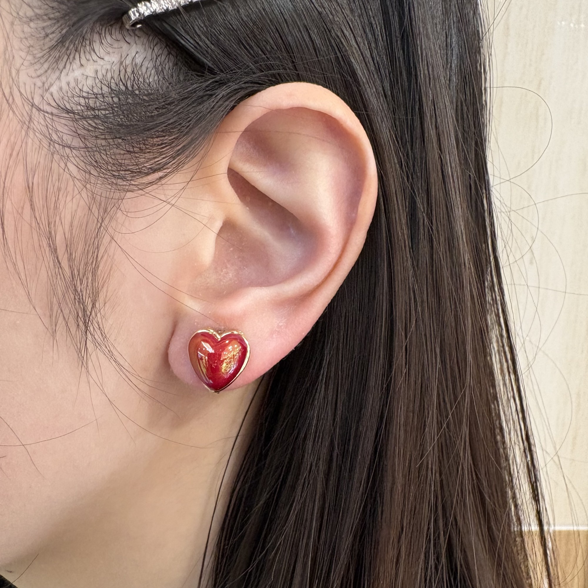 ハートイヤリング