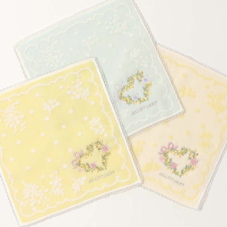 JILL STUARTミモザハートリースタオルハンカチ