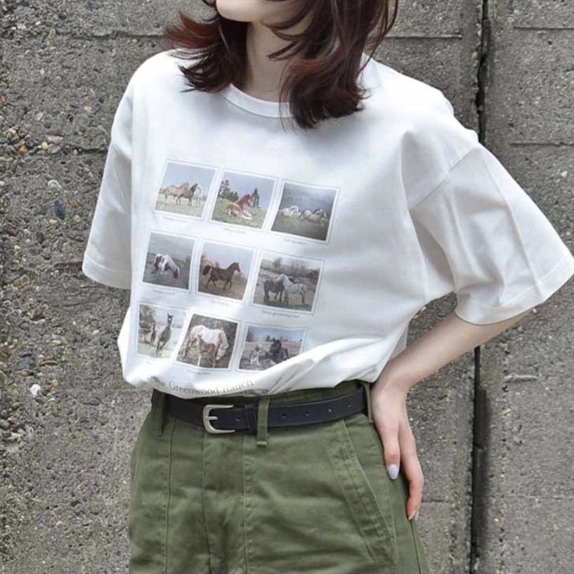 HORSEフォトTシャツ