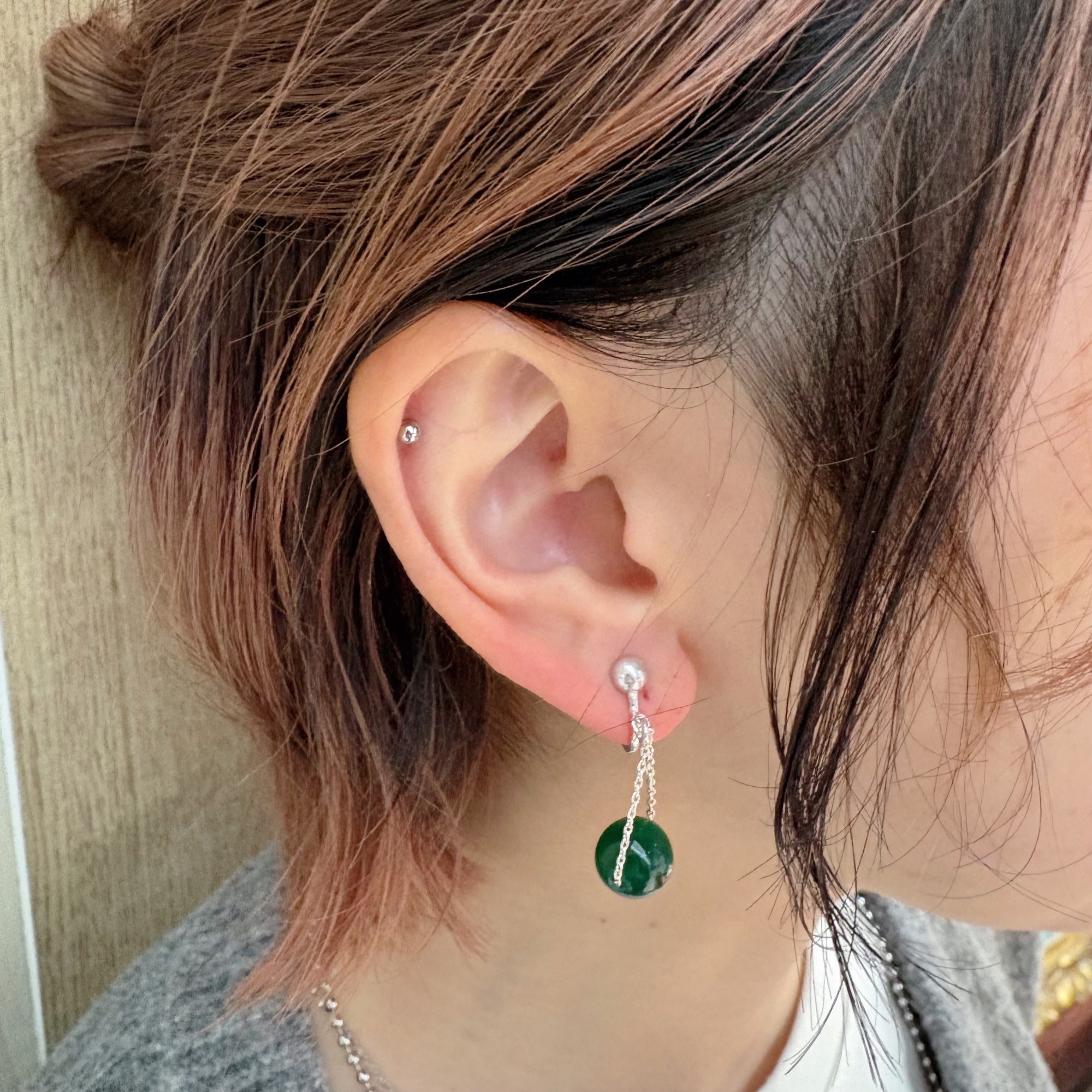 カラーアセチイヤリング