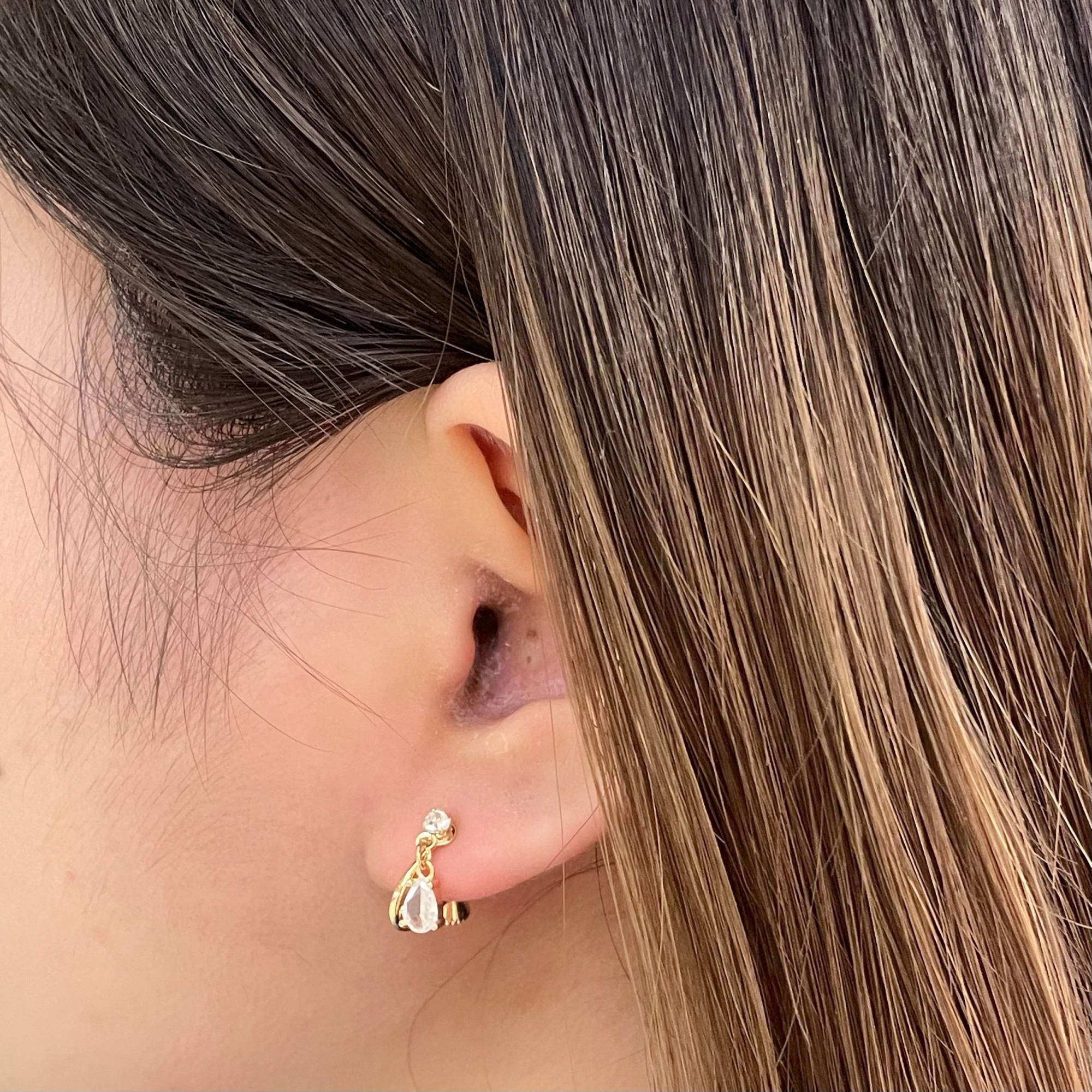 キュービックジルコニアイヤリング