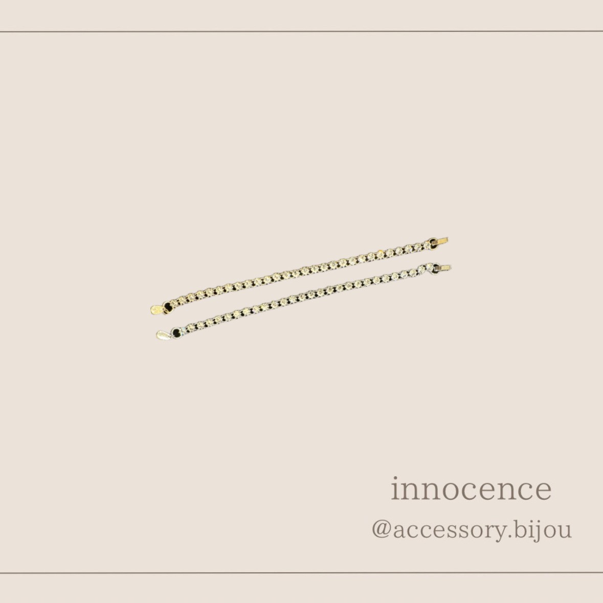 ビジューブレスレット