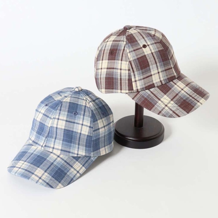 チェックキャップ