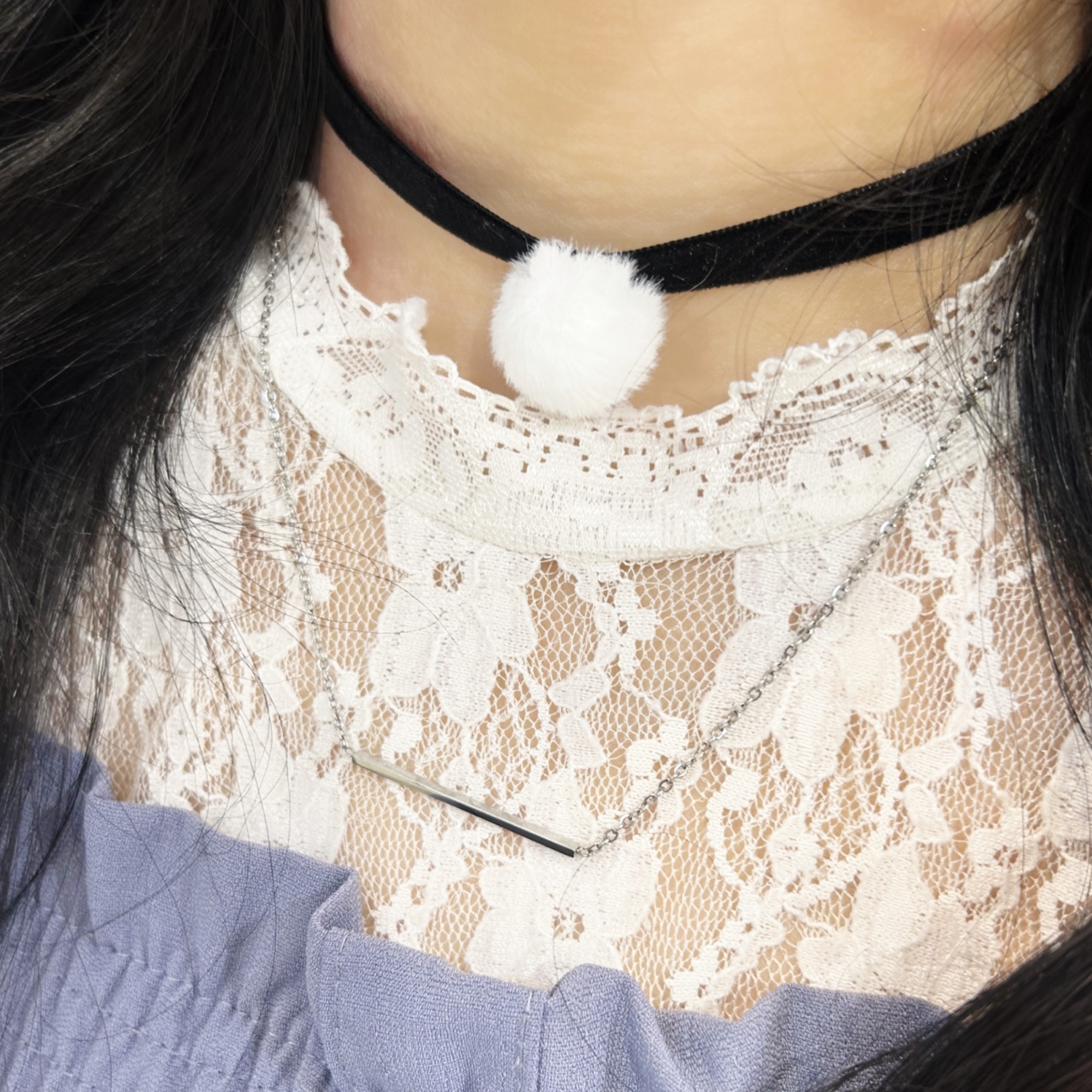 エコファーチョーカーネックレス