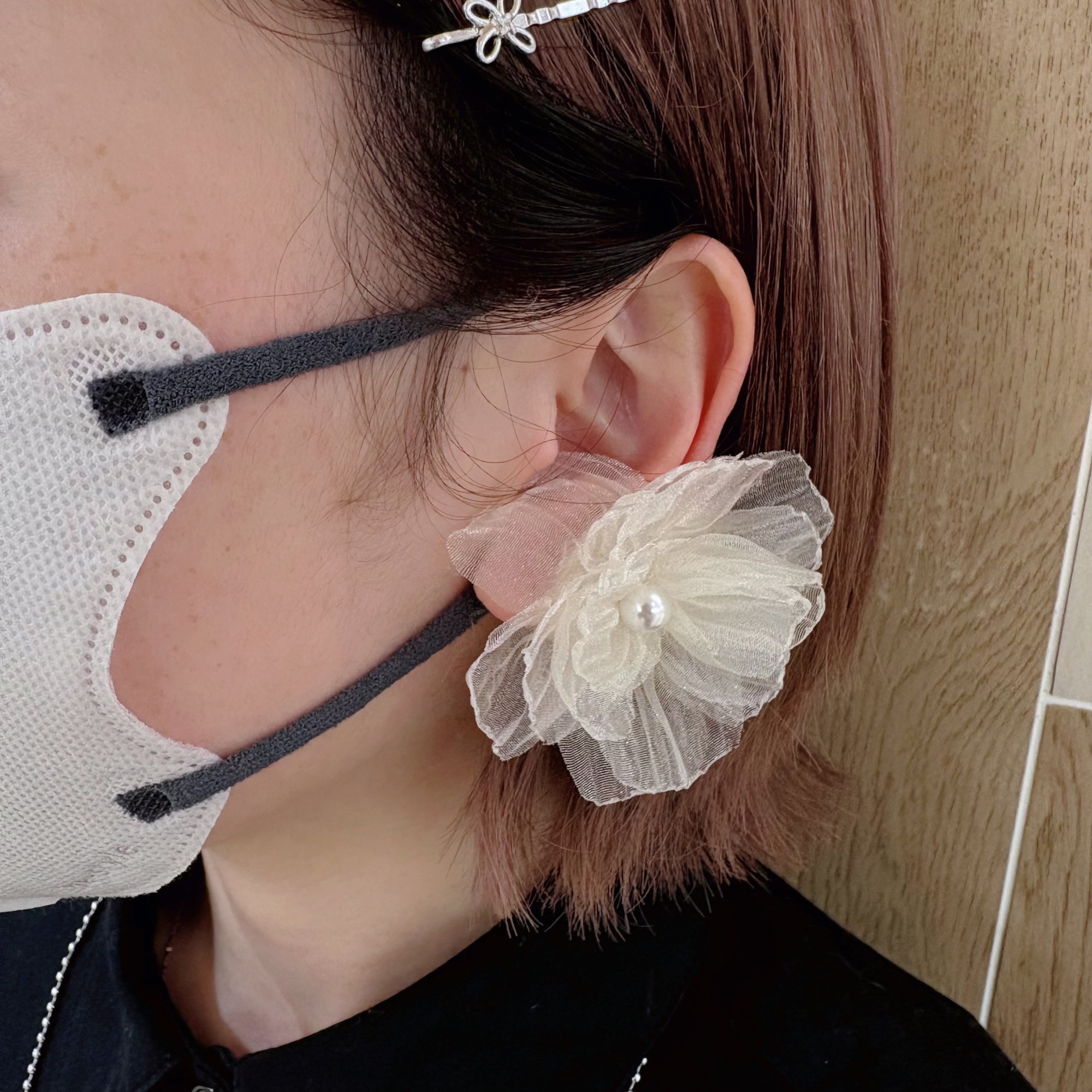 フラワーイヤリング